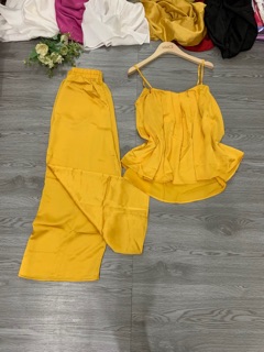 Bộ lụa 2 dây kèm loại mềm mát