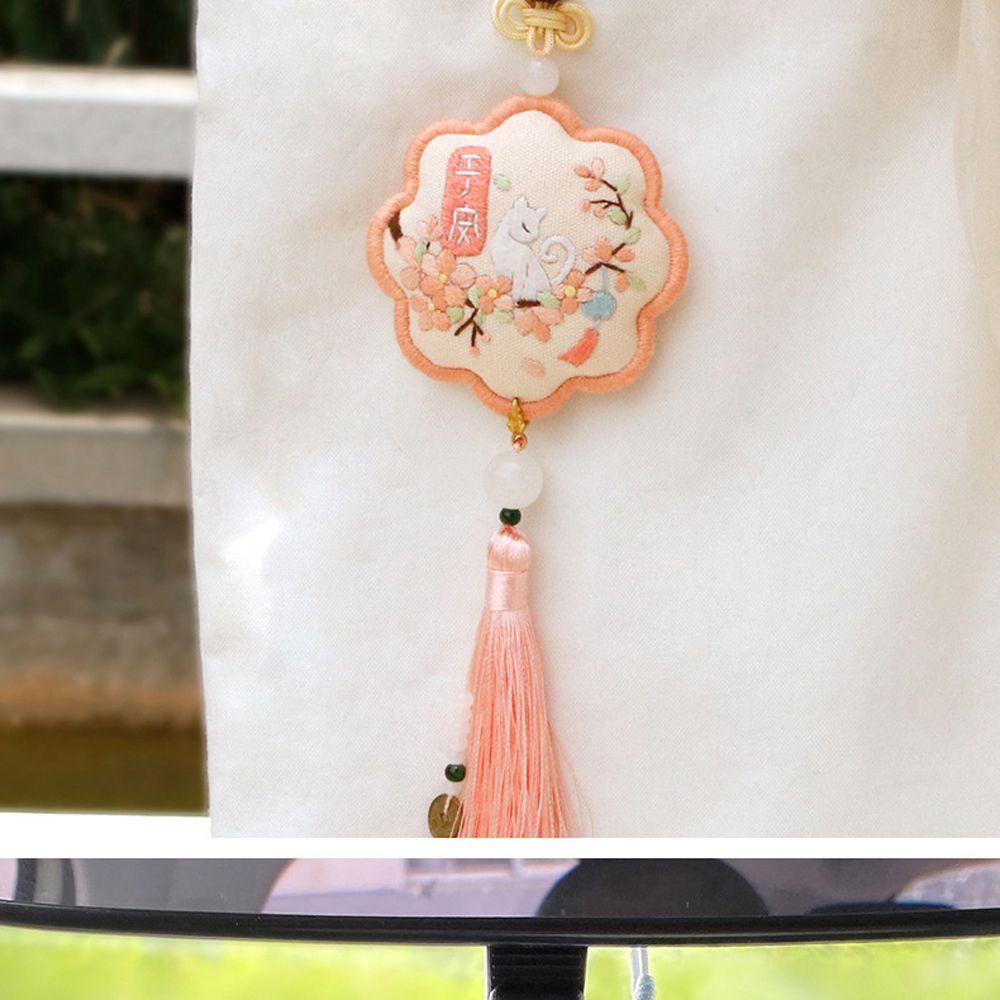 Mặt Dây Chuyền Hình Thỏ NORMAN Thêu Thủ Công Chất Lượng Cao Trang Trí Đa Ứng Dụng