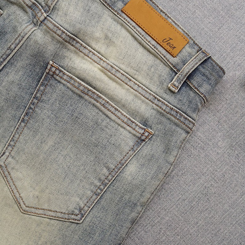 Quần jean nam trơn zipper Lazy Quần jean phối zipper Streetwear đẹp #920 | BigBuy360 - bigbuy360.vn