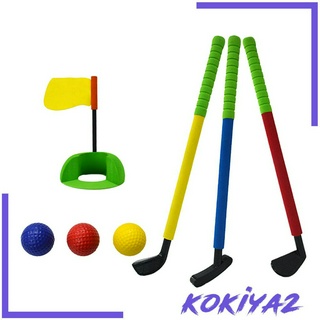 Bộ câu lạc bộ golf trẻ em nhẹ chơi game 3 đồ chơi ngoài trời trong nhà golf