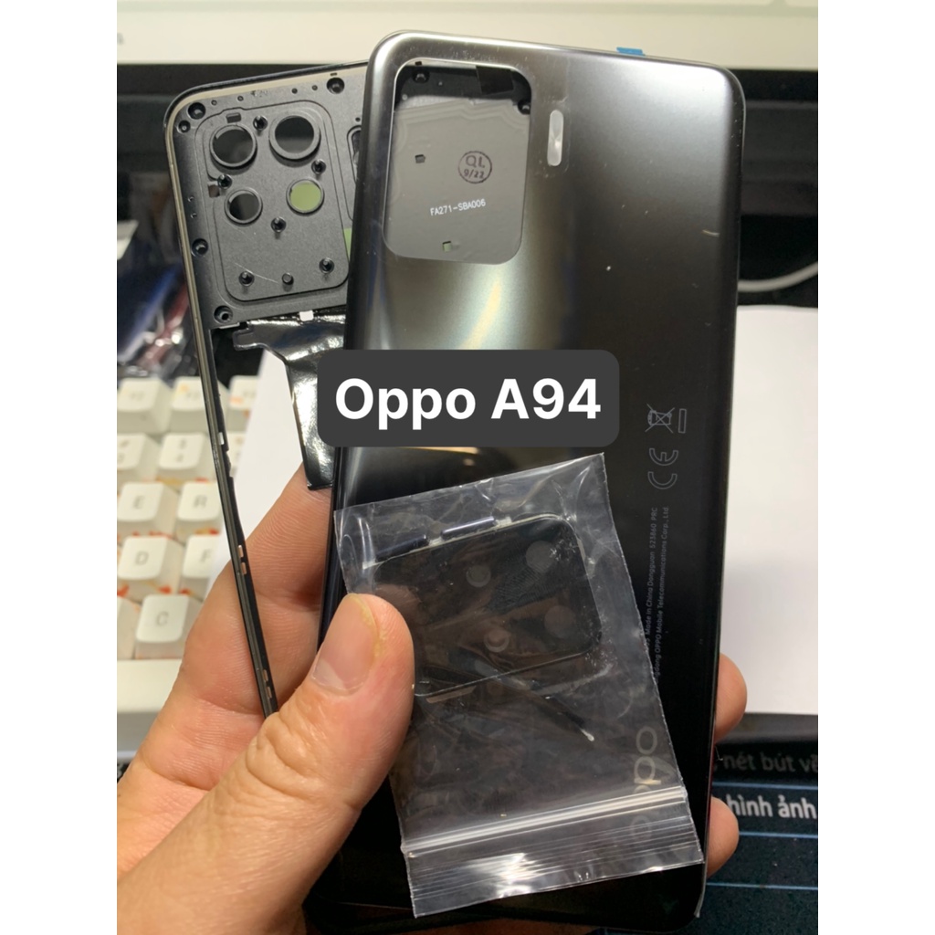 Bộ vỏ Oppo A94 2021 / gồm lưng, sườn, phím, kính camera