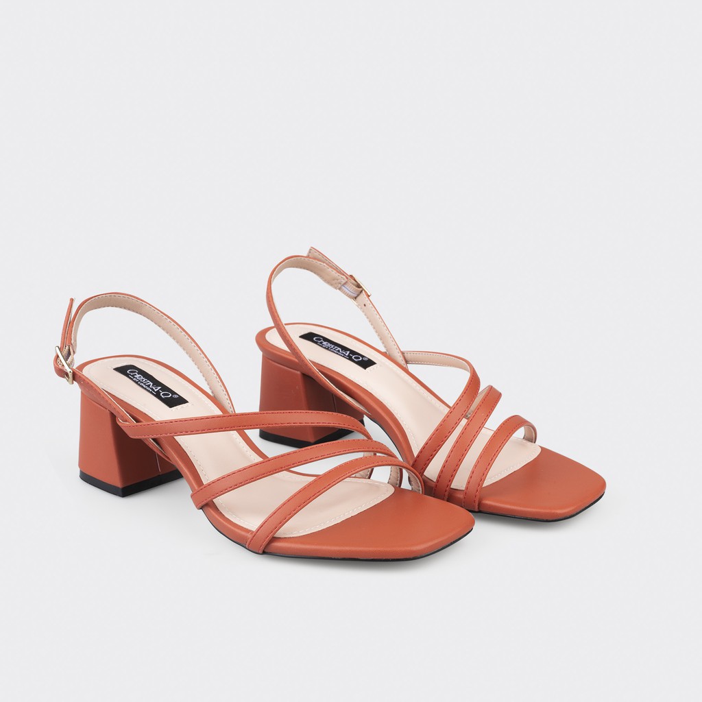 Xăng đan mũi vuông dây mảnh Christina-Q XDN258