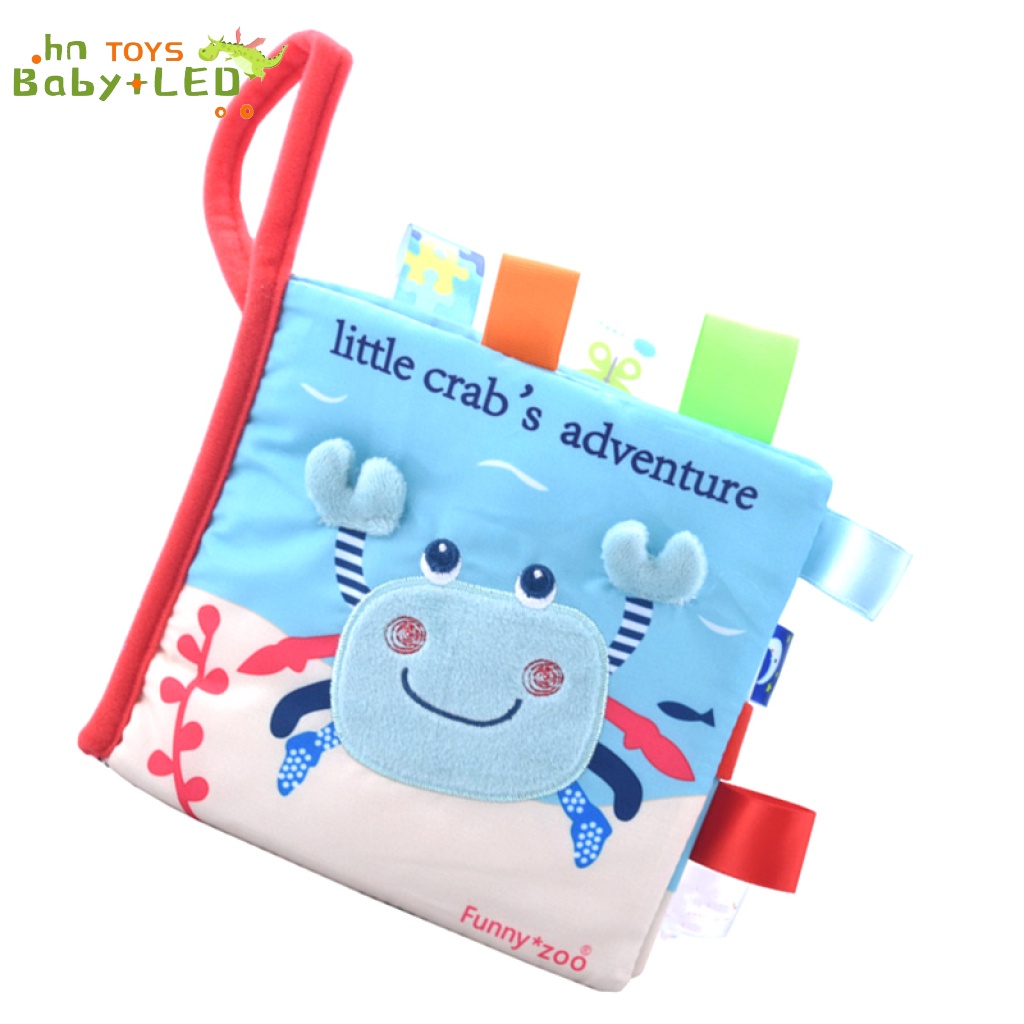 Animal 3D Cloth Book Animal Style Cloth Book Animal Fabric Book Rattle Cloth Books Learning Fabric Book