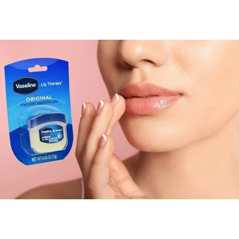 Sáp dưỡng môi Vaseline 7g Rosy Lips - Original - son dưỡng môi