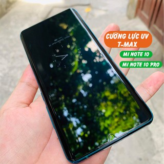 Cường lực UV Xiaomi Mi Note 10 Lite , Mi CC9 Pro trong suốt  chính hãng T-Max chống va đập,chống trầy xướt,vân tay nhạy