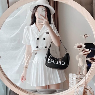 Set vest 2 màu đen trắng