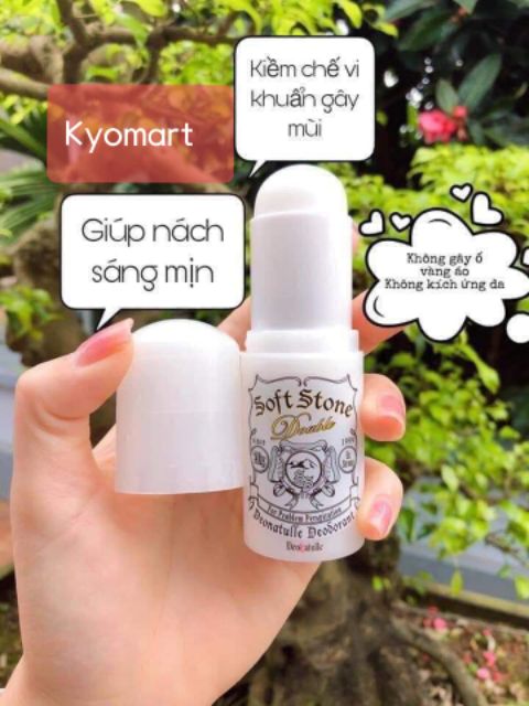 Lăn nách đá khoáng Nhật Bản Soft Stone Crystal  20g