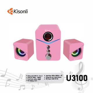 Loa vi tính ki sonli u-3100 hồng