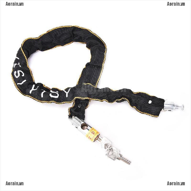 Dây Xích Sắt Khóa Xe Đạp + 2 Khóa 100cm