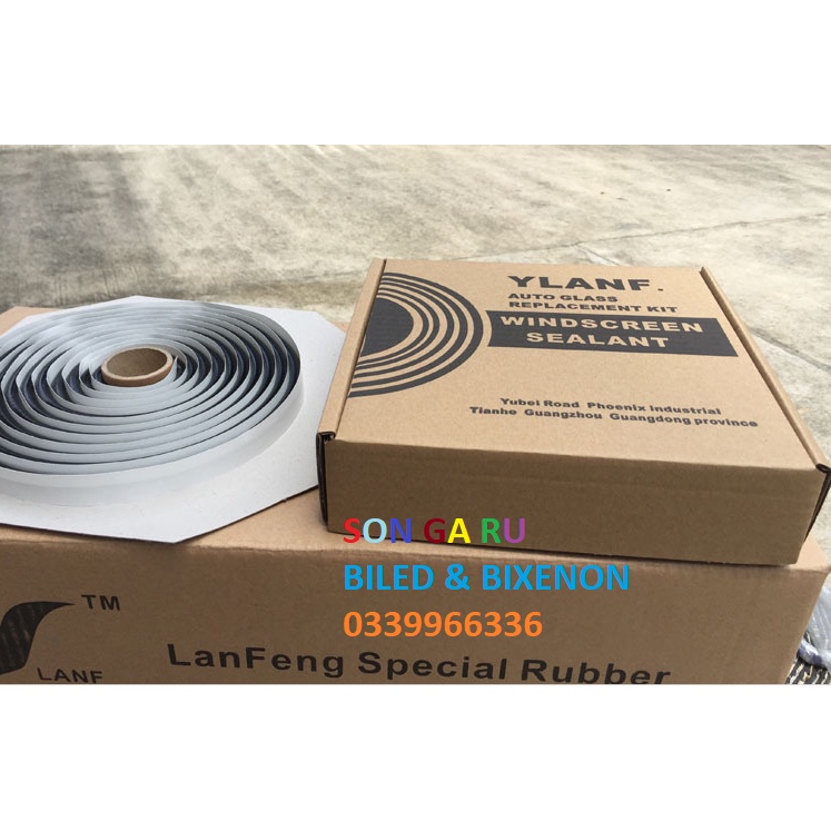 Keo BUTYL chuyên dụng găn pha đèn oto, xe máy size 10mm x 4m