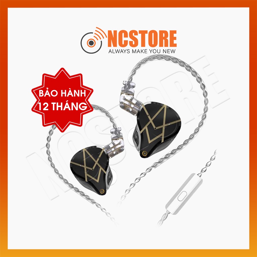 Tai Nghe KZ ASX Kiểm Âm 20 Driver In Ear Hifi | Chuyên nghe tạp Jazz Ballad Nhạc cụ | Có Mic | Âm V-shaped