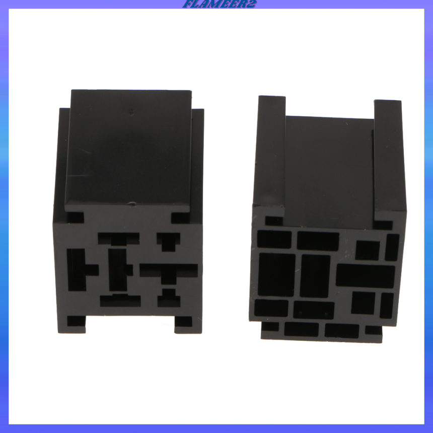 5 Rơ Le 80a 4 Pin + Giá Đỡ Cho Xe Hơi