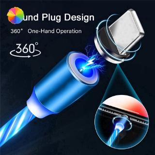 Cáp Sạc Nam Châm Có Đèn Led Cho Iphone / Android