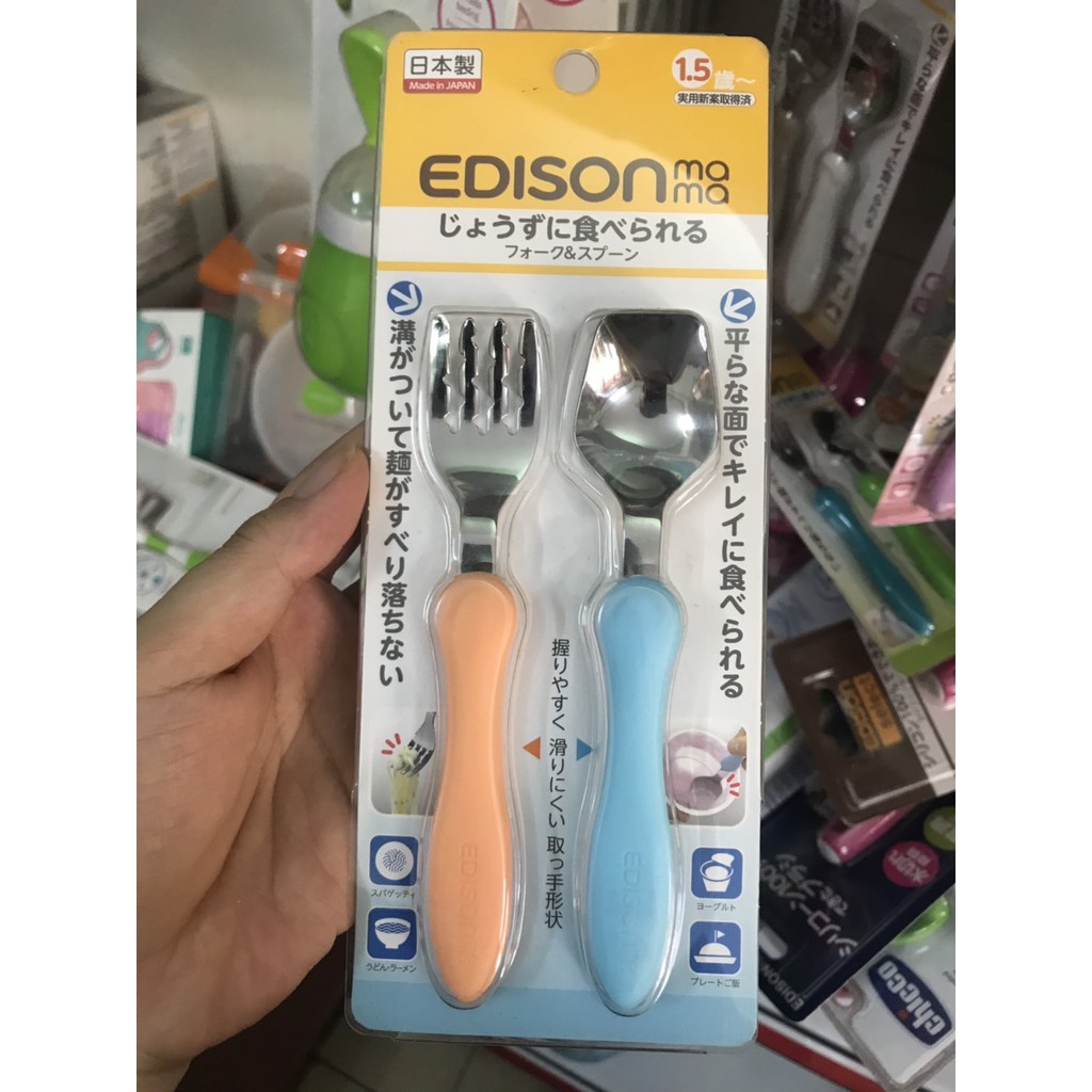 Edison - Set thìa + dĩa inox