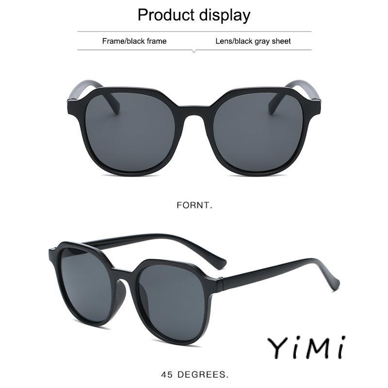 Kính Mát Gọng Tròn Chống Tia UV Phong Cách Retro Thời Trang Cho Nữ