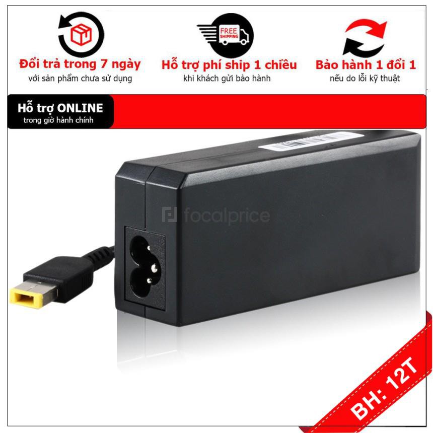 [BH12TH] [- Sạc cho Laptop Lenovo ThinkPad E455 E460 E465 3.25A 65W chân chữ nhật dạng USB