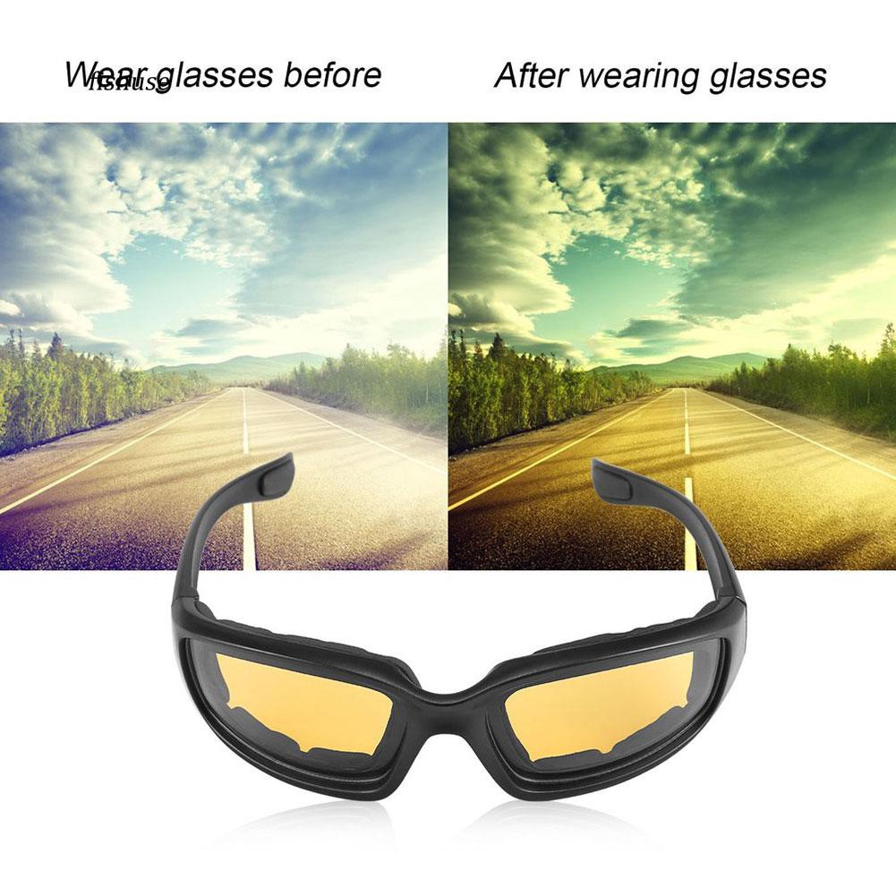 Mắt kính chống tia UV chống bụi bẩn tiện dụng khi chạy xe