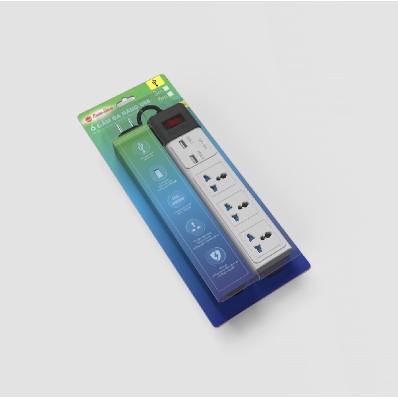 [CHÍNH HÃNG ] Ổ cắm đa năng USB Rạng Đông