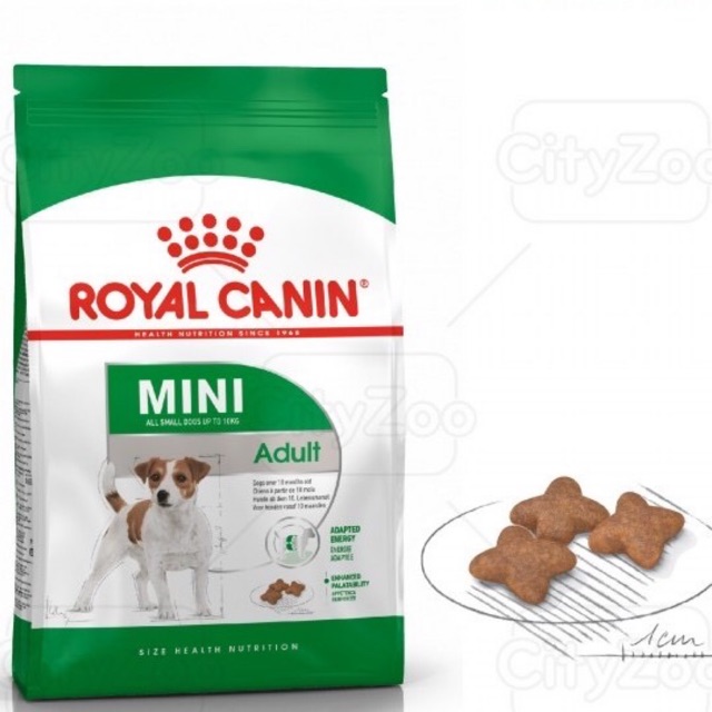 Royal canin mini adult hạt cho chó  túi 2kg