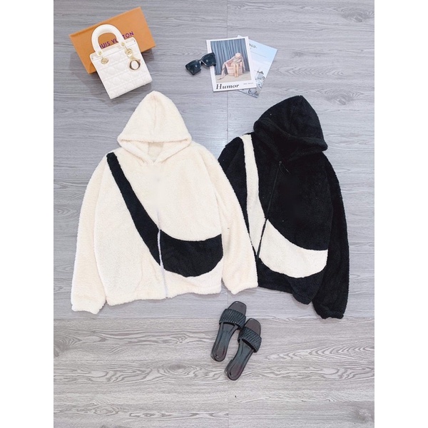 Áo mũ lông dấu tích to HT12 | BigBuy360 - bigbuy360.vn