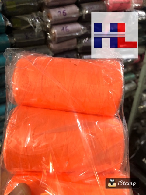 Chỉ may màu công nghiệp 40/2 Hạnh Liễu  : màu cam mi nơ ( 6cuộn/kg/60.000)