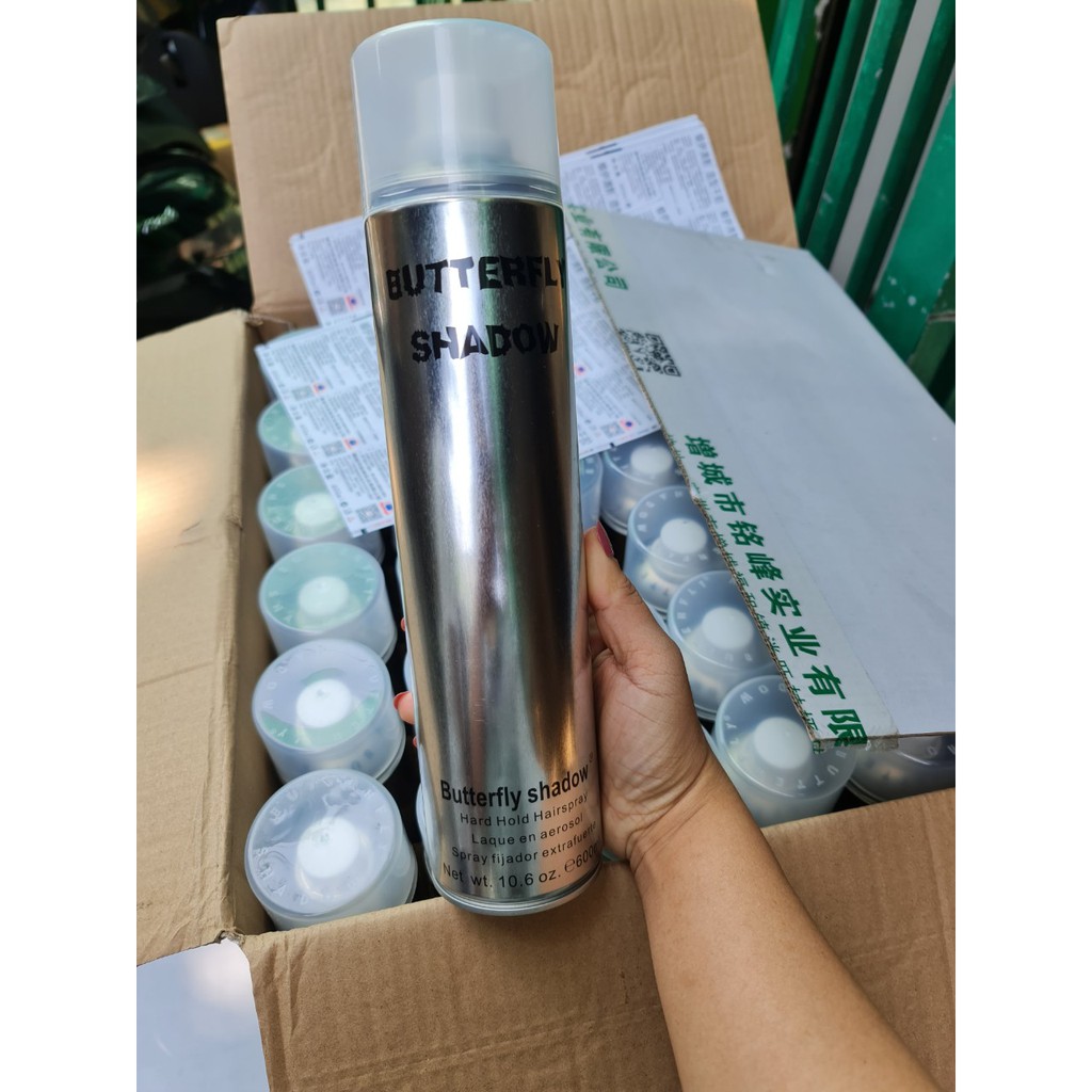CHUẨN LOẠI 1 Gôm xịt tóc Butterfly Shadow 600ML chính hãng  -