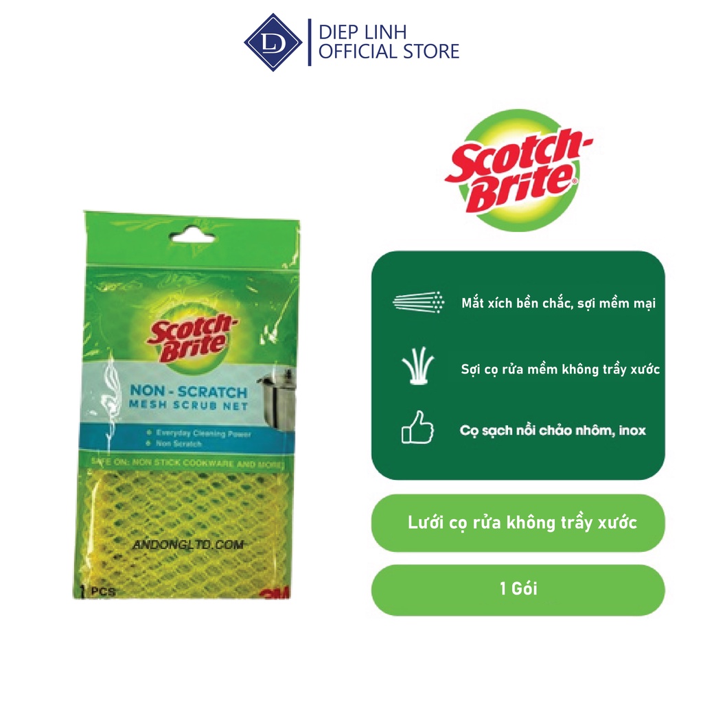 Lưới cọ rửa đa năng tiện dụng Scotch Brite 3M
