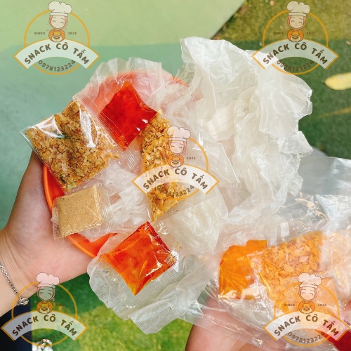 Bánh tráng phơi sương cao cấp vị ớt tắc rim sa tế trộn muối tây ninh muối nhuyễn siêu chua cay  SNACK CÔ TẤM T