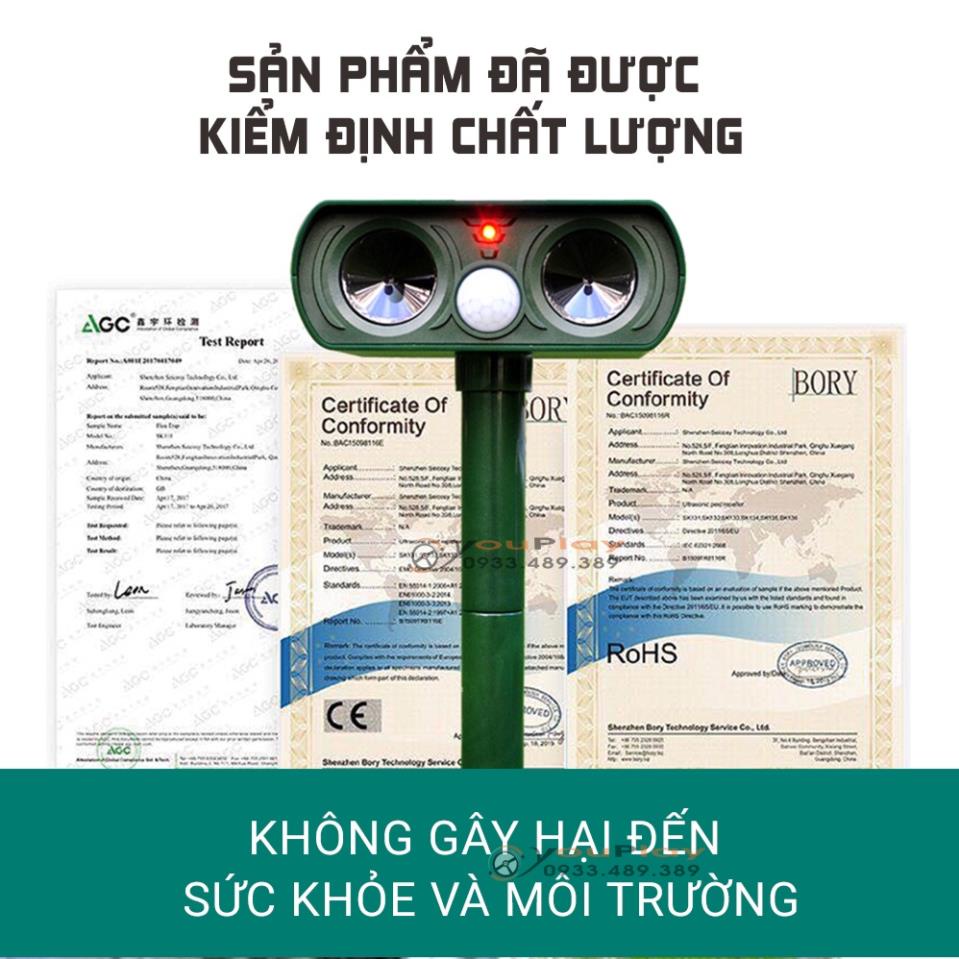 ROBOT ĐUỔI CHUỘT THÔNG MINH - MÁY ĐUỔI CHUỘT  AMB-A0, LOẠI BỎ 100% CHUỘT TRONG KHU VỰC LẮP ĐẶT