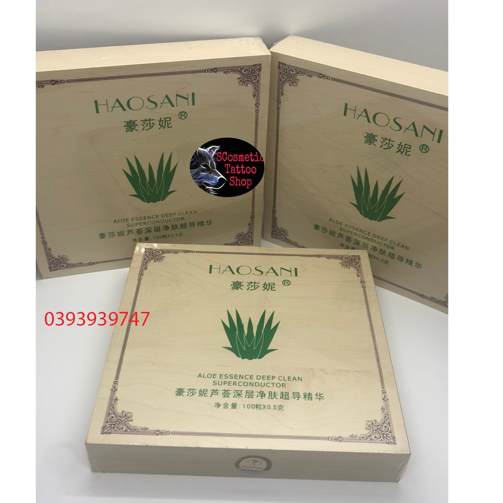 Viên Thải Chì, Viên Tẩy Chì Haosani Dùng Cho Máy Thải Chì, Thải Độc Tố Da Mặt-1 Hộp 100 viên