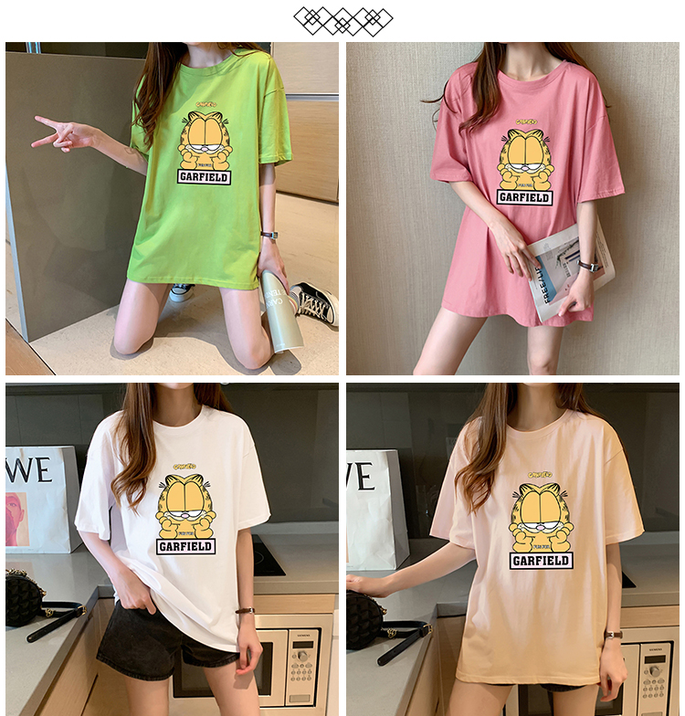 NRVP Áo Thun 100% Cotton Tay Ngắn Thời Trang Hàn Quốc Cho Nữ