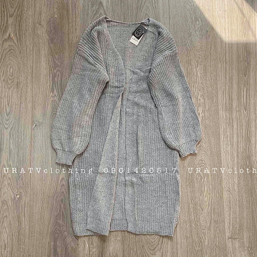 [FREESHIP-ẢNH THẬT] Áo cardigan form dài 235