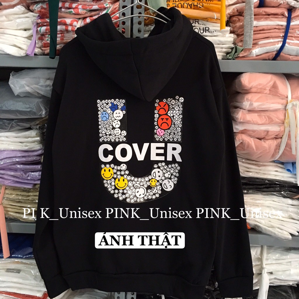 [Mã FATHANG5 giảm 10K đơn 50K] [ FULL SIZE + ẢNH THẬT ] Áo Hoodie nỉ bông UN.CO.VER ĐEN Unisex | WebRaoVat - webraovat.net.vn