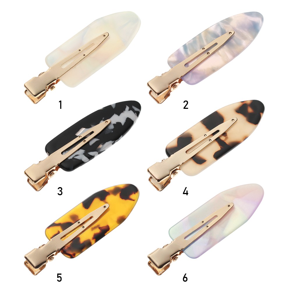 (Hàng Mới Về) Kẹp Tóc Không Đường May Tạo Kiểu Tóc Thời Trang Cho Nữ