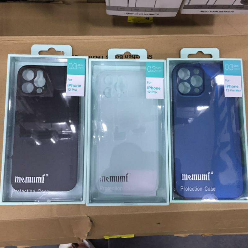 Ốp lưng Memumi lụa cho iPhone 12 Pro 6.1 /12 siêu mỏng 0.3mm Chính Hãng