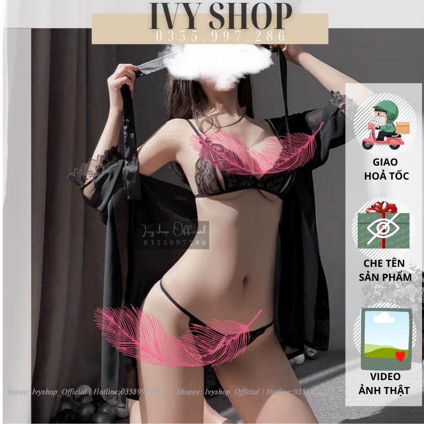 BỘ ĐỒ LÓT REN LỌT KHE 2 MẢNH SEXY, BIKINI REN XUYÊN THẤU GỢI CẢM MÃ BI203 TKVN