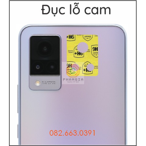 Cường lực camera Vivo V21 5g nano siêu bền