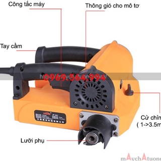 Máy bào tường chuyên dụng, bào lớp Sơn cũ bả cũ