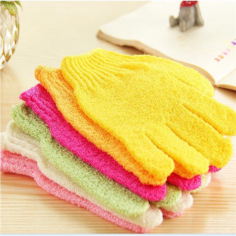 UNIO Exfoliating Bath Gloves Shower Face Skin Body Wash Massage Rubbing Mud