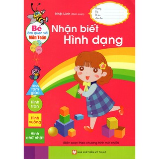 Sách - Bé Làm Quen Với Môn Toán - Nhận Biết Hình Dạng
