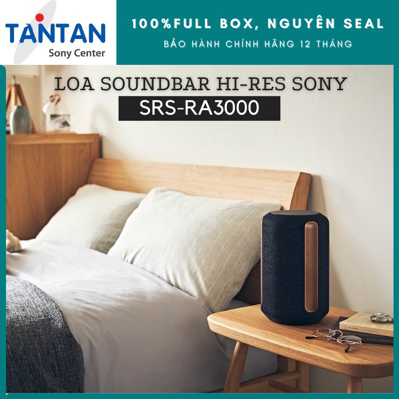 Loa SOUNDBAR BLUETOOTH Sony SRS-RA3000 l Kết nối Wi-Fi - TV BRAVIA® tương thích - Chống ẩm - 360 Reality Audio