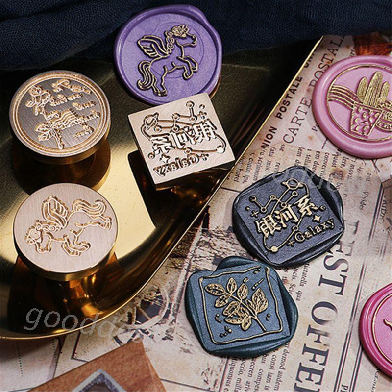 Bộ 500 Con Dấu Gỗ Hình Động Vật Phong Cách Retro