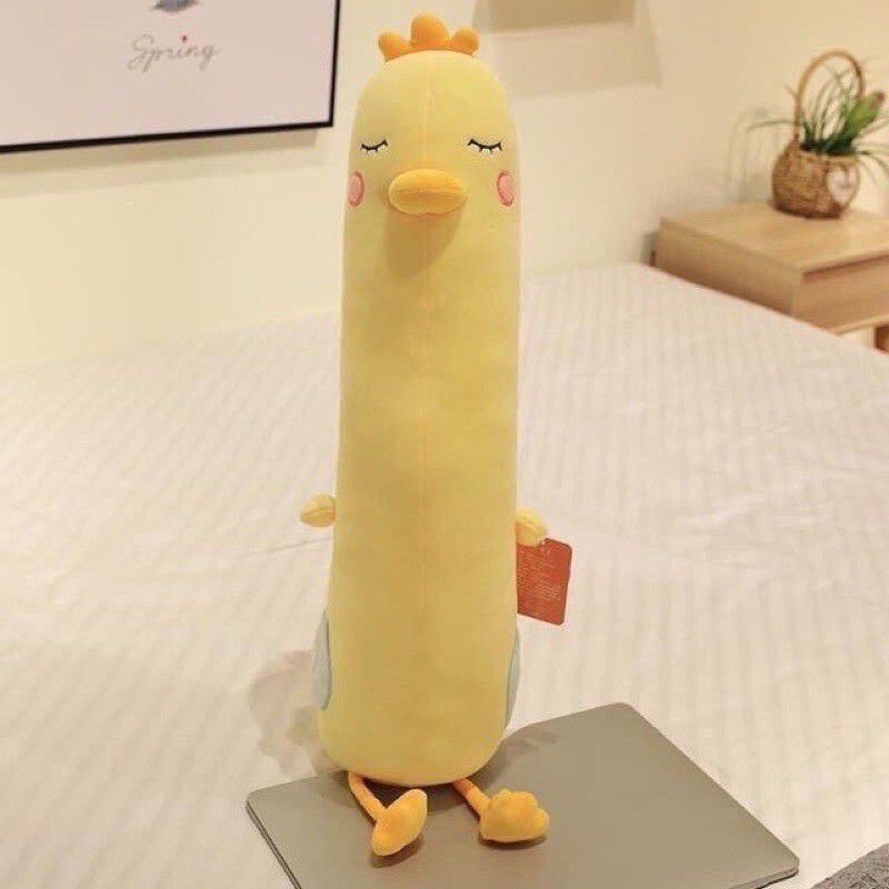 Gấu Bông Gà Vàng - Gà Ôm Dài Cute ❤️Xưởng Gấu Hoa Bình❤️
