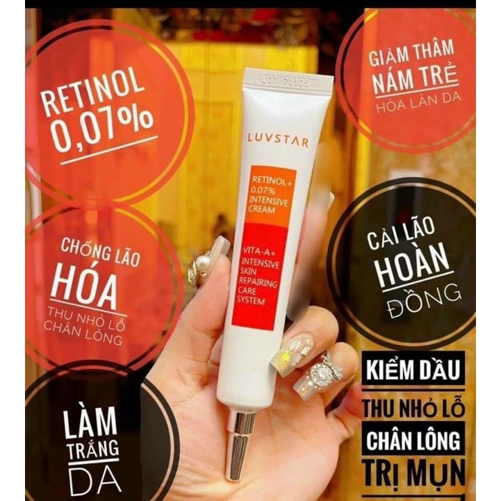 Kem dưỡng Luvstar Retinol Intensive Cream