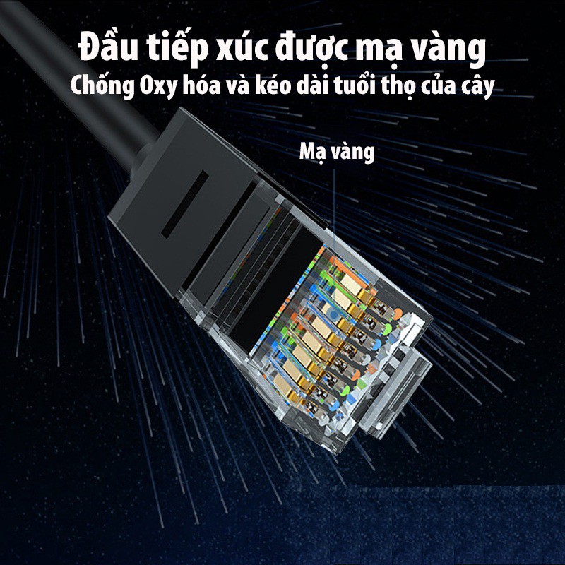 Cáp mạng đúc sẵn Cat6 UTP dài 10m Ugreen 20164