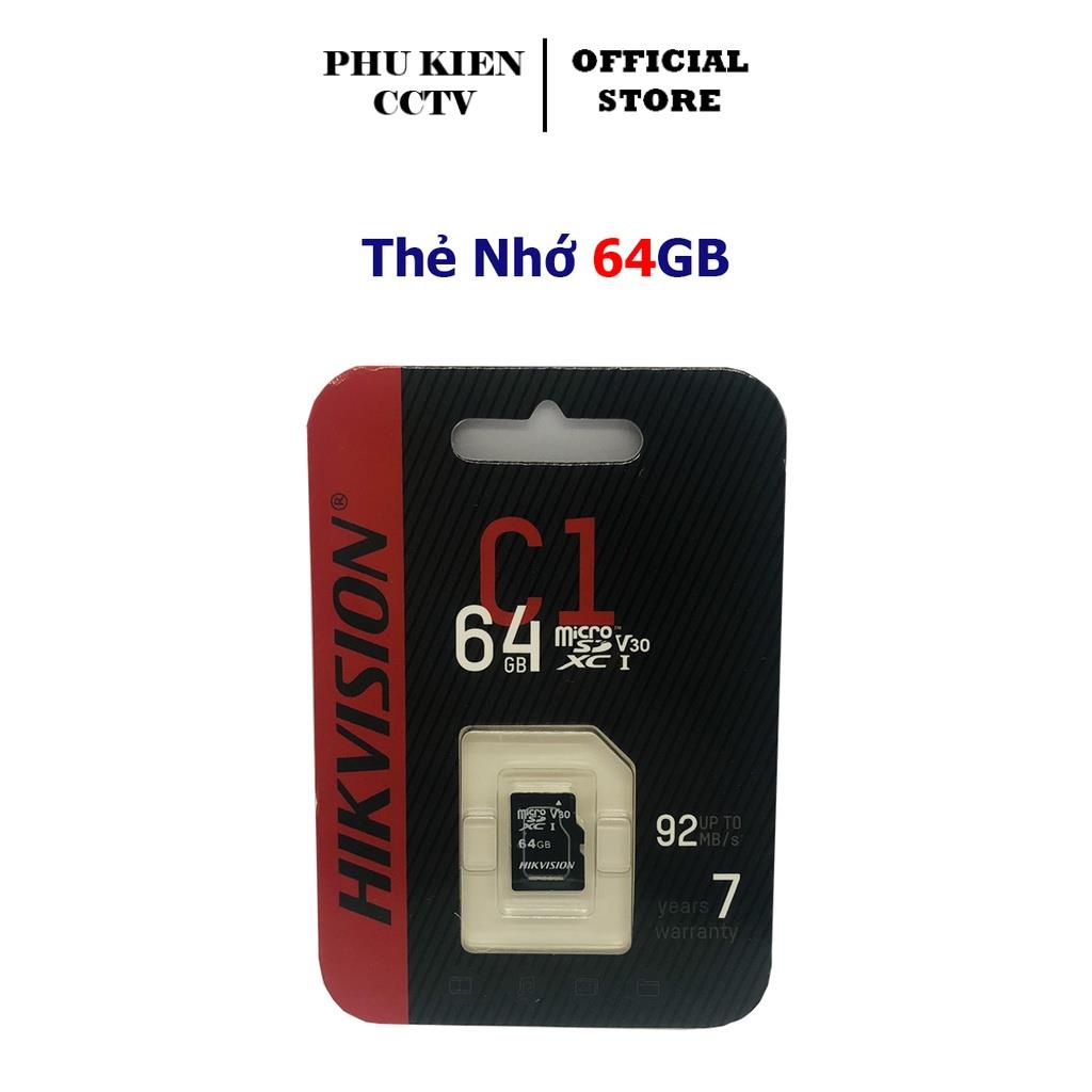 Thẻ nhớ camera 64Gb Hikvision chuyên dụng cho camera