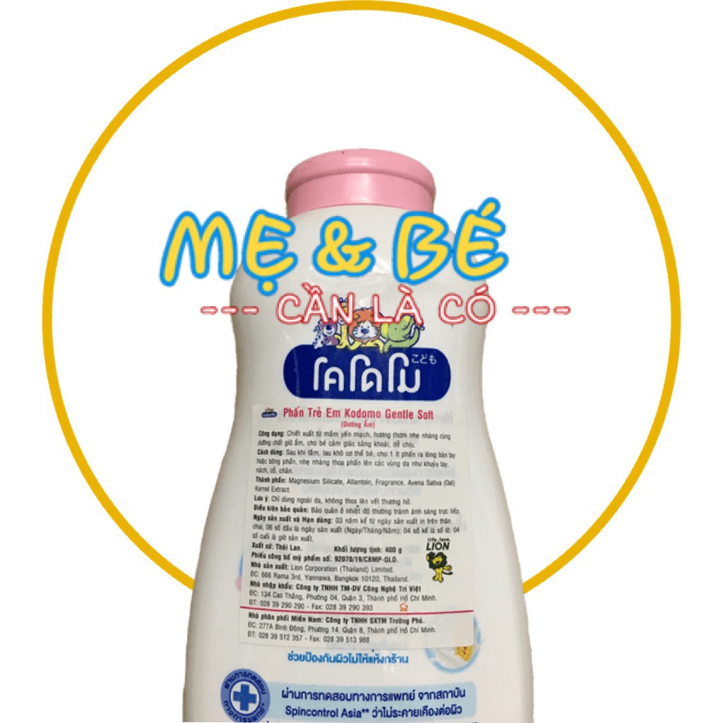 Phấn Cho Bé , Phấn Dưỡng Ẩm, Phấn Rôm Sảy Kodomo Thái Lan 50gr/180gr/350gr