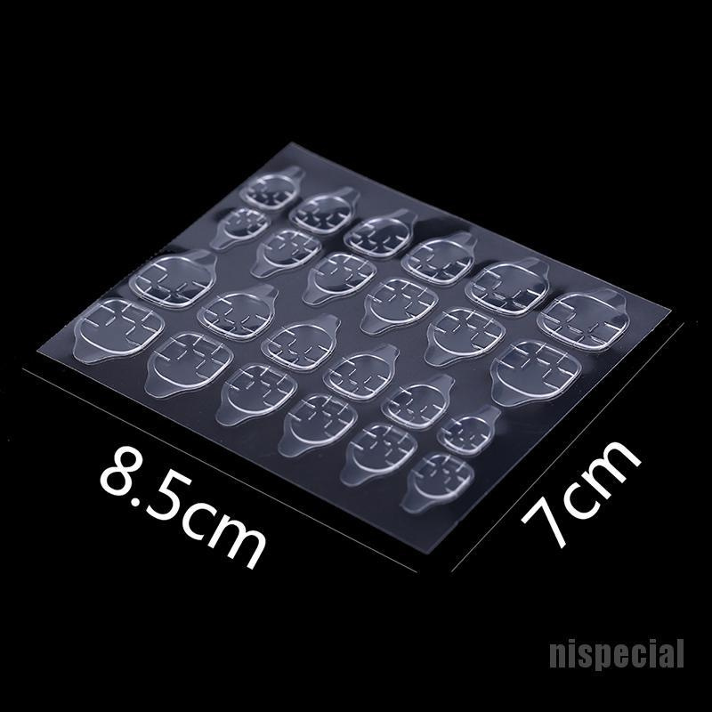 Bộ 5 Tờ / 24 Miếng Dán Móng Tay Giả Xinh Xắn