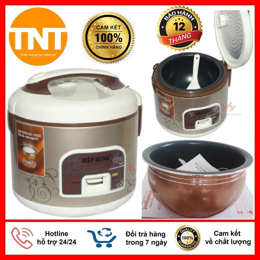 Nồi Cơm Điện Hiệp Hưng Cao Cấp HHCC01 Lòng Siêu Dày, Cơm Ngon - Dung Tích 1.8 Lít