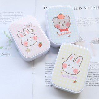 ( CÓ GƯƠNG) Hộp Đựng Lens - Khay Để Lens Hình Dáng Sang Trọng Dễ Thương Cho Các Bạn Nữ.